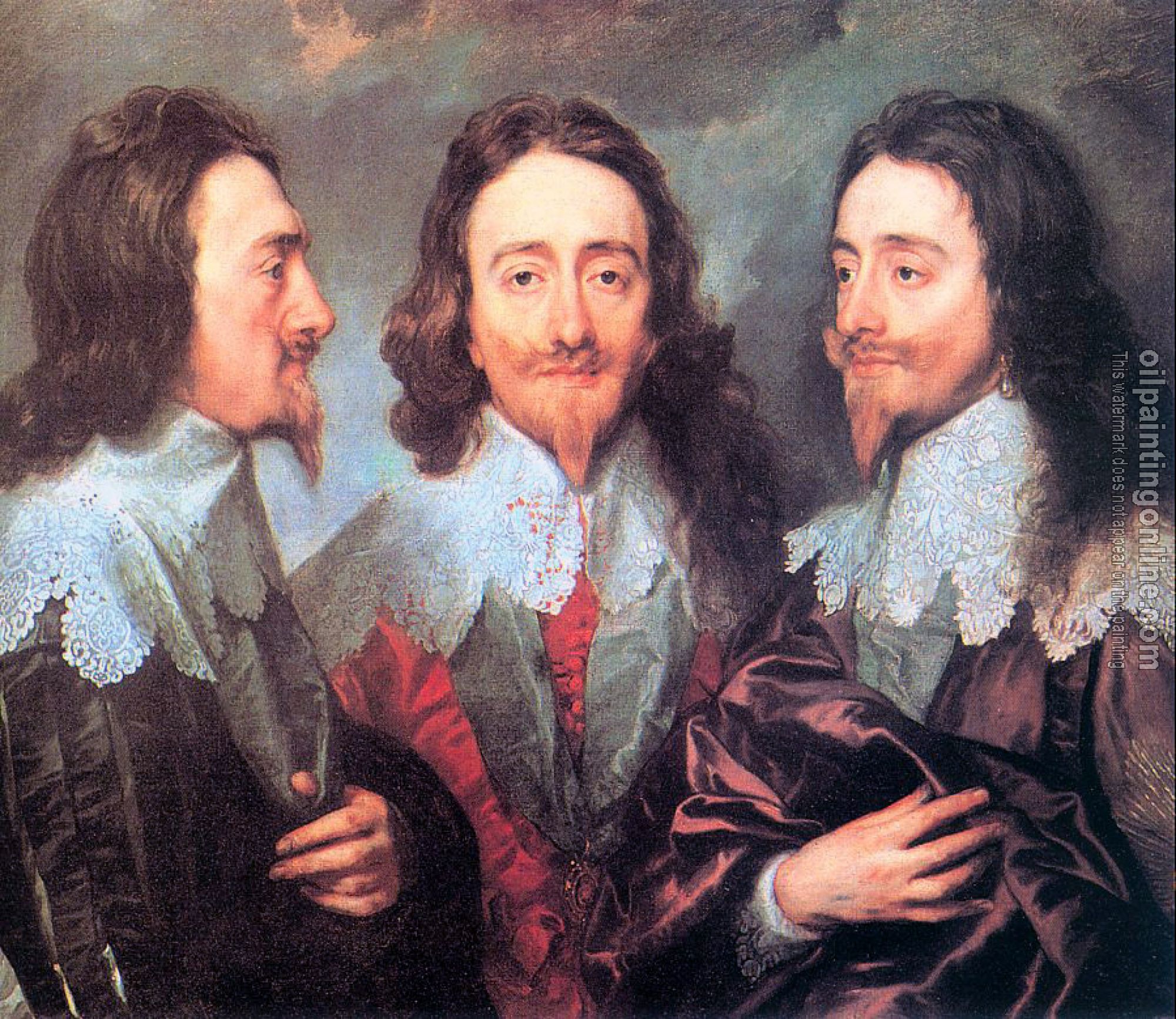 Dyck, Anthony van - Charles I in Three Positions